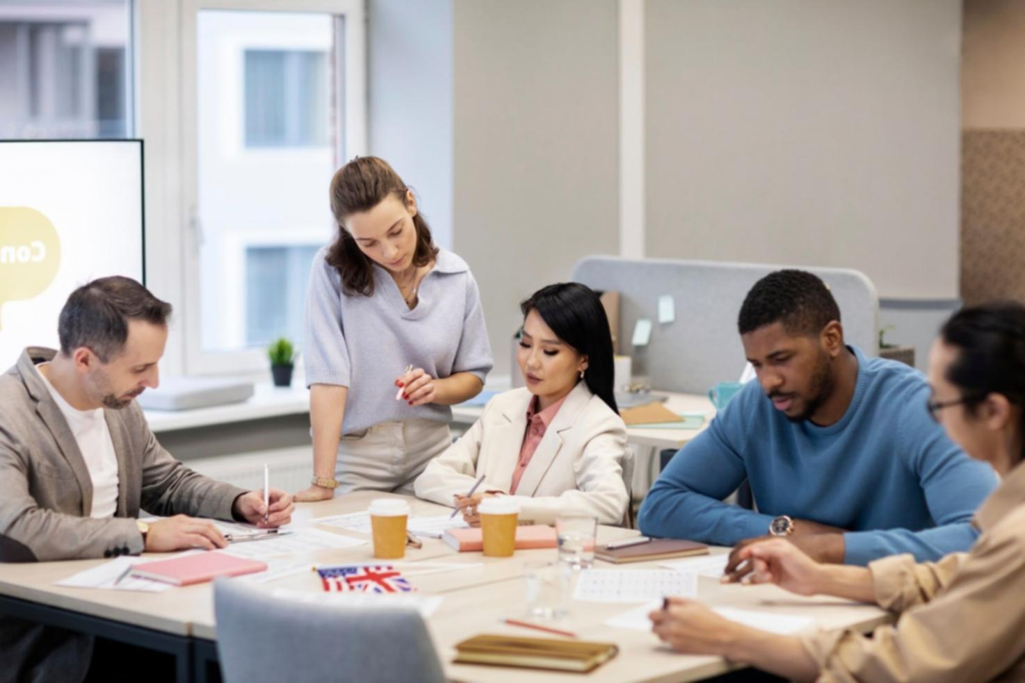 Participant prenant des notes lors d'une session de formation